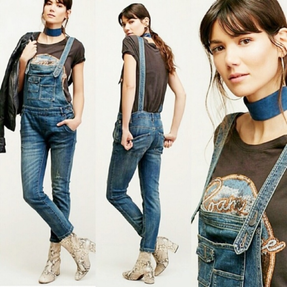 Overalls Free People denim pant